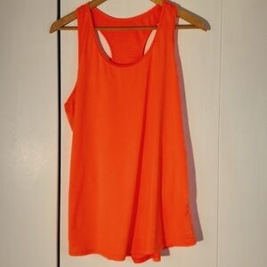 Danskin Coral Orange Racerback Activewear Tank Dri more Sz.XL